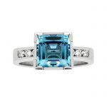 A Littledyke blue topaz