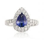 Blue Sapphire Pear Shape Cut