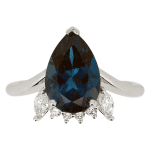 Royal Flying Doctors ring with blue topaz
