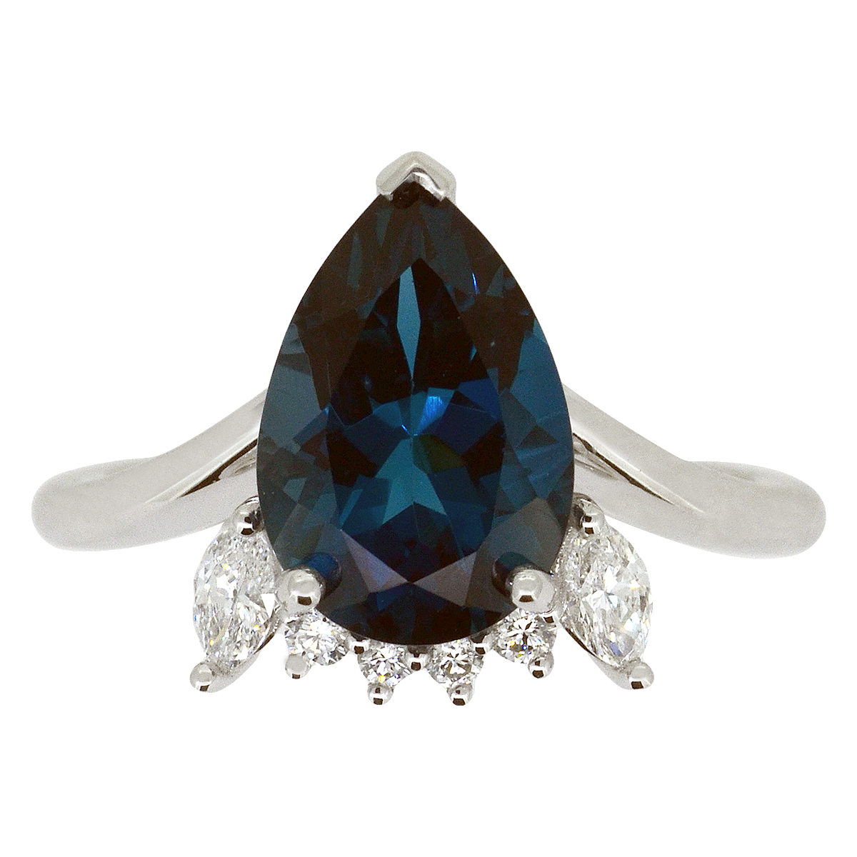 Royal Flying Doctors ring with blue topaz
